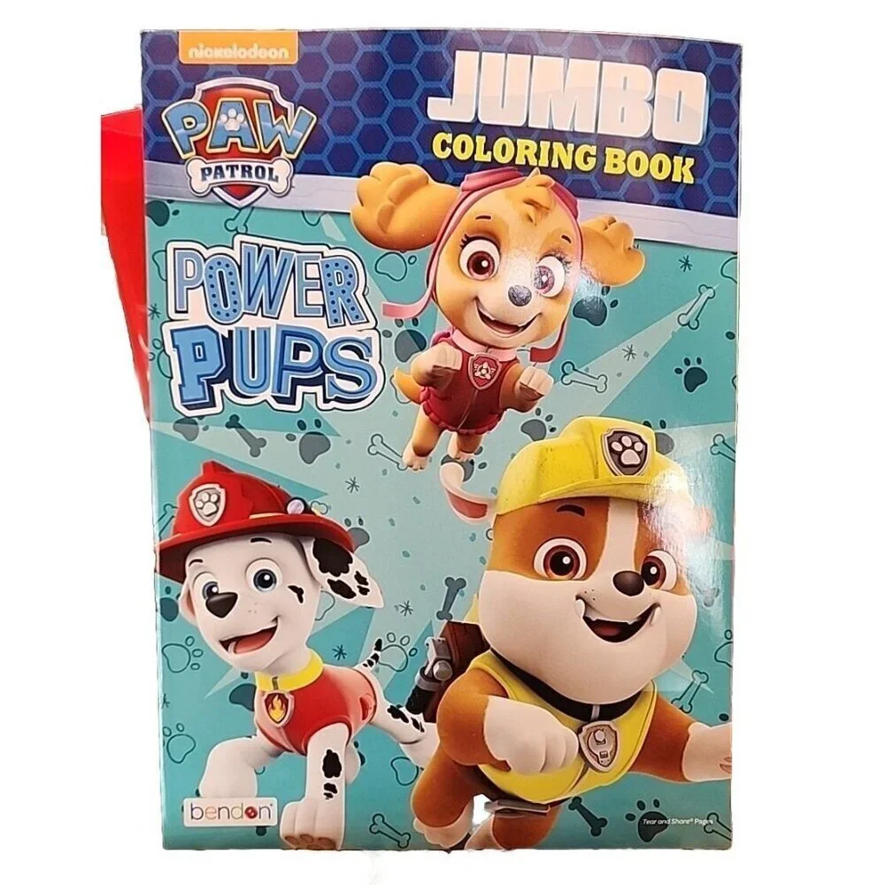 Nickelodeon Paw Patrol Kids Coloring & Activity Book 'Power Pups' 80 pages